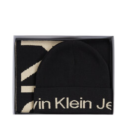 

Набір Шарф і Шапка Calvin Klein Jeans Gifting Mono Beanie/Scarf K60K611421 Black BDS, Чорний