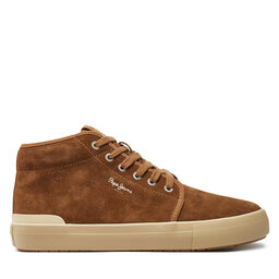 Pepe Jeans Sneakersy Pepe Jeans Ben Top PMS31051 Brązowy