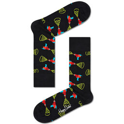 Happy Socks Σετ 4 ζευγάρια ψηλές κάλτσες unisex Happy Socks XSPA09-0200 Έγχρωμο