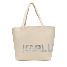 KARL LAGERFELD Ročna torba KARL LAGERFELD A1W50060 Bež