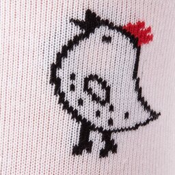 

Високі шкарпетки unisex Cup of Sox Skarpetki W Kury Білий