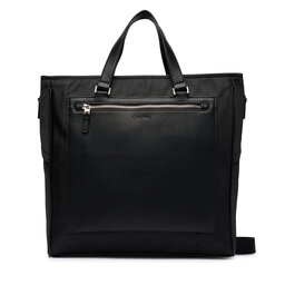 Calvin Klein Handtasche Calvin Klein Ssnl Raised Logo Tote LV04D3502G Schwarz