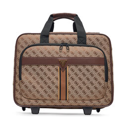 Guess Самолетен куфар за ръчен багаж Guess TMNAST P5143 Бежов
