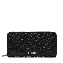 TOUS Didelė Moteriška Piniginė TOUS Puffy Bear 2002186351 Juoda