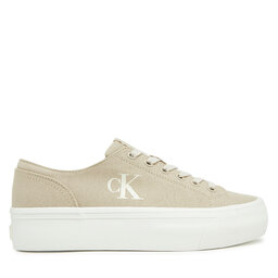 Calvin Klein Jeans Kedai Calvin Klein Jeans Vulc Flatform Low Cv Mg YW0YW01763 Smėlio