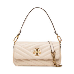 

Сумка Tory Burch Kira Chevron Small Flap Shoulder Bag 90456 New Cream 122, Бежевий