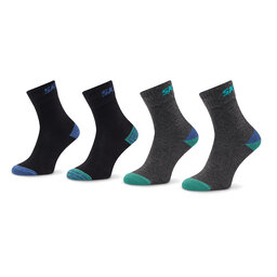 Skechers Комплект 4 чифта дълги чорапи детски Skechers SK41092 9997