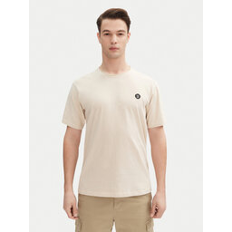 INDICODE INDICODE T-shirt Carlsin 41-121 Bež Regular Fit