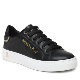 Patrizia Pepe Сникърси Patrizia Pepe PJ211.01 S Nero/Platino