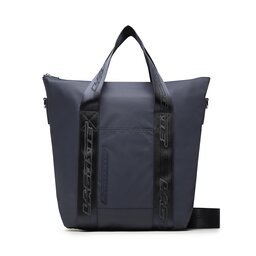 Lacoste Handtasche Lacoste S Tote Bag NF4234SG Bleu Nuit Blanc M05