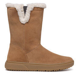 Geox Kozačky Geox J Theleven Girl Wpf J46HYA 00022 C6627 D Hnědá