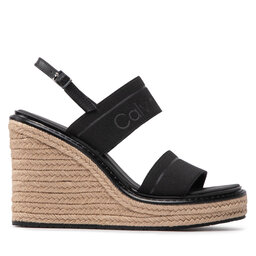 

Еспадрильї Calvin Klein Wedge Sndl 70 He HW0HW00690 Ck Black BAX, Чорний