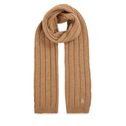 Tommy Hilfiger Зимен шал Tommy Hilfiger Th Timeless Scarf AW0AW15351 Classic Khaki RBL