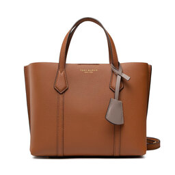 Tory Burch Borsetta Tory Burch Perry Small Triple-Compartment Tote 81928 Light Umber 905