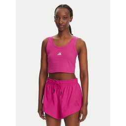 adidas adidas Marškinėliai Essentials Small Logo JP4792 Rožinė Slim Fit