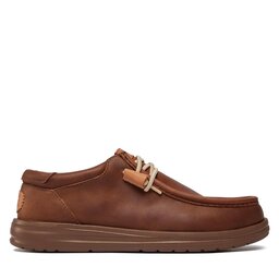 

Туфлі Hey Dude Wally Grip Graft Leather 40175-255 Brown, Коричневий