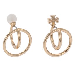 

Сережки Tory Burch 152879 Tory Gold/Cream 700, Золотий