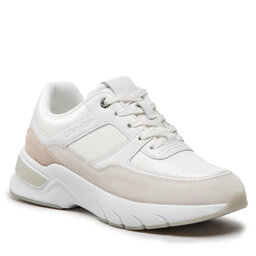 Calvin Klein Sneakers Calvin Klein Elevated Runner Lace Up HW0HW01218 Dk Ecru PC4
