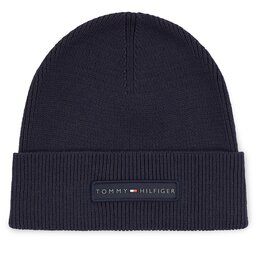 Tommy Hilfiger Шапка Tommy Hilfiger Th Skyline Beanie AM0AM11495 Space Blue DW6