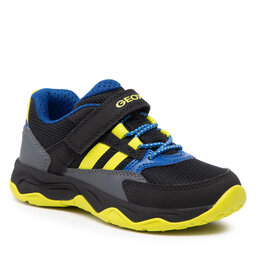Geox Sneakers Geox J Calco B. A J26CLA 014CE C0802 S Black/Lime
