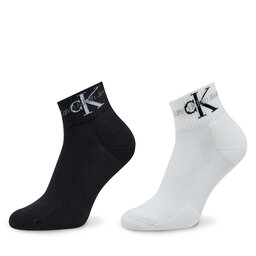 Calvin Klein Jeans Комплект 2 чифта къси чорапи дамски Calvin Klein Jeans 701225317 Black Combo 001