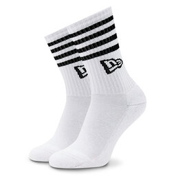 

Набір з 3 пар низьких шкарпеток unisex New Era Stripe Crew 13113626 White, Білий