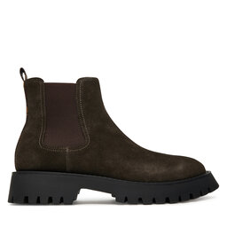 Guess Kotníková obuv s elastickým prvkem Guess FMTGOM SUE10 Hnědá
