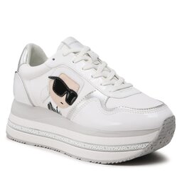 KARL LAGERFELD Laisvalaikio batai KARL LAGERFELD KL64930N White Lthr/Suede