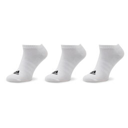 adidas 3 pares de calcetines cortos unisex adidas Thin And Light HT3469 White/Black