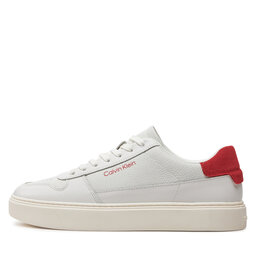 

Снікерcи Calvin Klein Low Top Lace Up Bskt HM0HM01254 White/Baked Apple 02U, Білий
