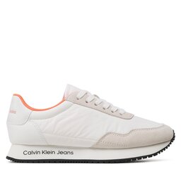 

Снікерcи Calvin Klein Jeans Retro Runner Softny YW0YW00929 White/Creamy White 0K6, Білий