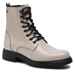 Tamaris Schnürstiefeletten Tamaris 1-25234-28 Ivory Patent 462