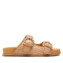 

Шльопанці Stuart Weitzman Piper Slide Sandal SA803 Tan, Коричневий