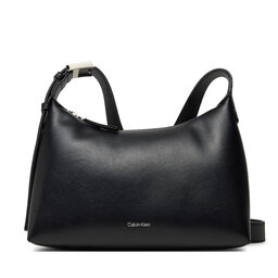 Calvin Klein Borsetta Calvin Klein Hardware Strap Medium Crossbody K60K613028 Nero