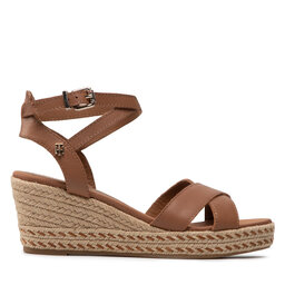 

Еспадрильї Tommy Hilfiger Feminine Low Wedge Sandal FW0FW06303 Summer Cognac GU9, Коричневий