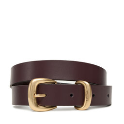 Calvin Klein Ženski pas Calvin Klein Sarah 2 Piece Logo Buckle Belt LV04K7012G Rjava