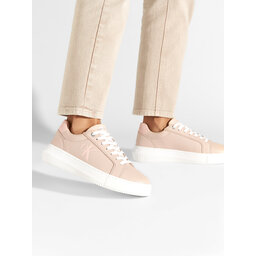 

Снікерcи Calvin Klein Chunky Cupsole Laceup Low Ess YW0YW00807 Tuscan Beige/Pink Blush 0GD, Бежевий