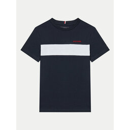 Tommy Hilfiger Tommy Hilfiger Póló Colorblock KB0KB09142 Sötétkék Regular Fit