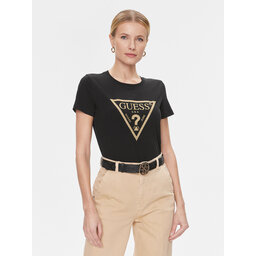 Guess Guess T-Shirt W4RI69 J1314 Schwarz Regular Fit