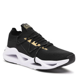 EA7 Emporio Armani Sneakersy EA7 Emporio Armani X8X087 XK227 M700 Black+Gold