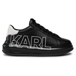 

Снікерcи KARL LAGERFELD KL62511 Black Lthr W/Silver, Чорний