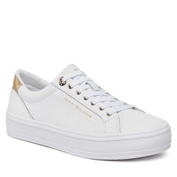 

Снікерcи Tommy Hilfiger Essential Vulc Leather Sneaker FW0FW07778 White YBS, Білий