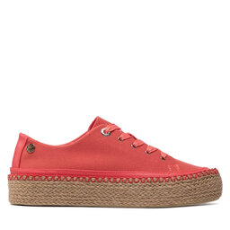 

Еспадрильї Tommy Hilfiger Rope Vulc Sneaker FW0FW06461 Crystal Coral XKL, Червоний
