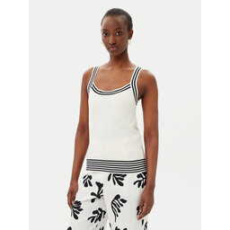 Marella Marella Top Germana 2515361061 Écru Slim Fit
