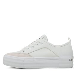 

Кросівки Calvin Klein Jeans Vulc Flatform Bold Irreg Lines YW0YW00903 White/Ancient White 0LA, Écru