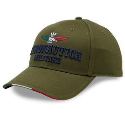Aeronautica Militare Czapka z daszkiem Aeronautica Militare 231HA1136CT2261 Verde Militare 07237