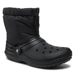 Crocs Μπότες Crocs Classic Lined Neo Puff Boot 206630 Black/Black