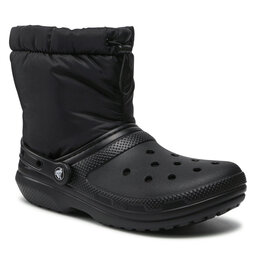 Crocs Stiefel Crocs Classic Lined Neo Puff Boot 206630 Black/Black