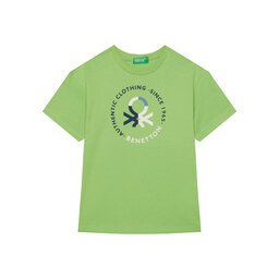 United Colors Of Benetton United Colors Of Benetton T-Shirt 3I1XC10N3 Grün Regular Fit