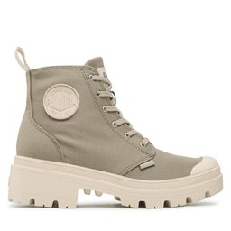 Palladium Schnürstiefeletten Palladium Pallabase Twill 96907-297-M Grün